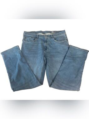 Faherty Men’s Stretch Terry Five-Pocket Jean Eastern Shore Wash Sz 38x30